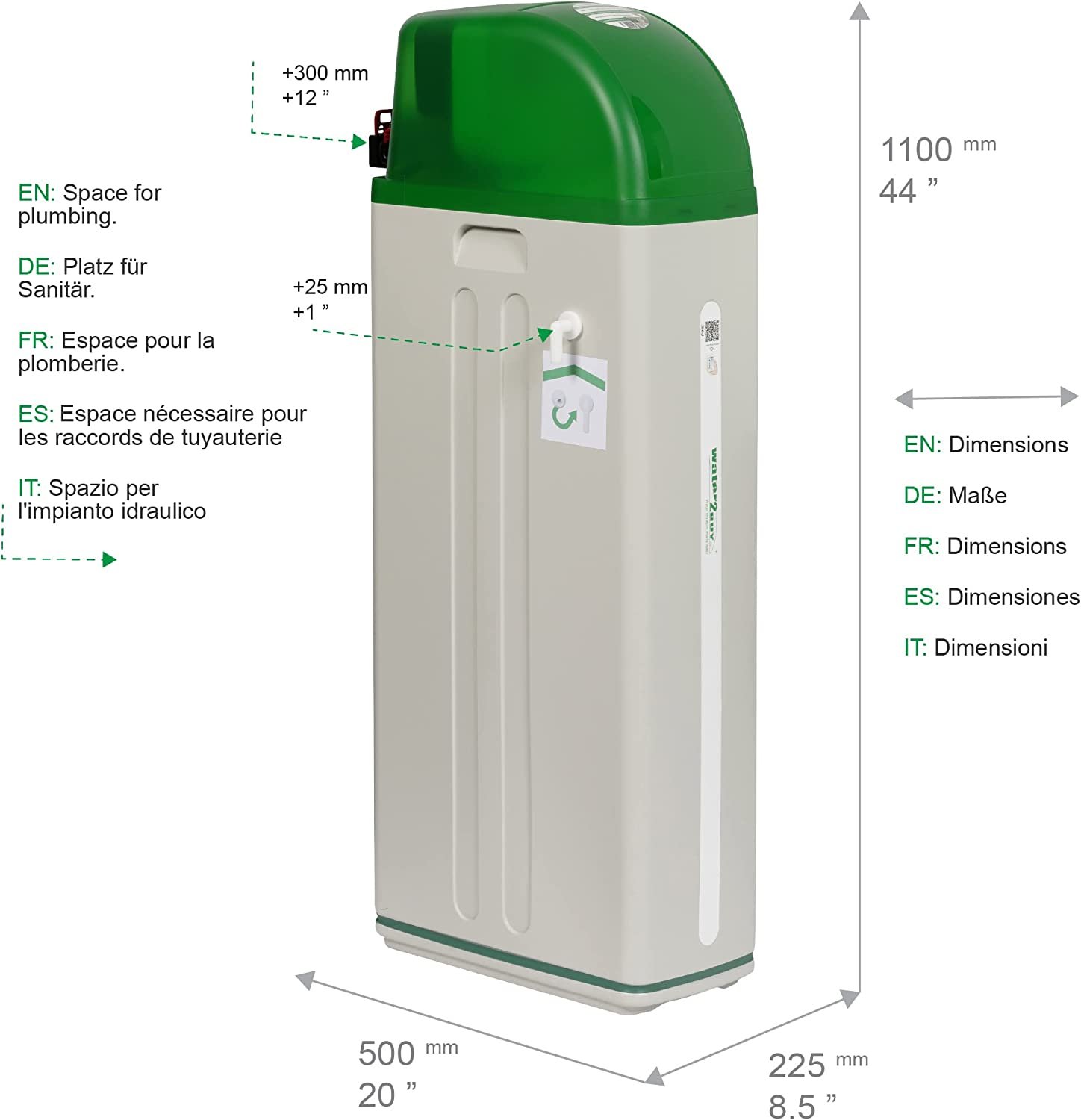 Adoucisseur d’eau Water2Buy W2B800