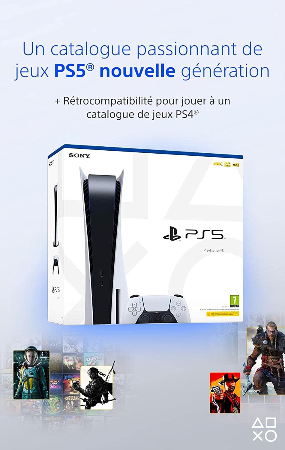 Sony PlayStation 5 Édition Standard avec 1 Manette