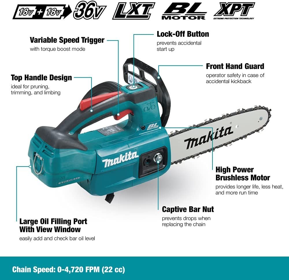 TRONÇONNEUSE D'ÉLAGAGE MAKITA 18 V- DUC254Z