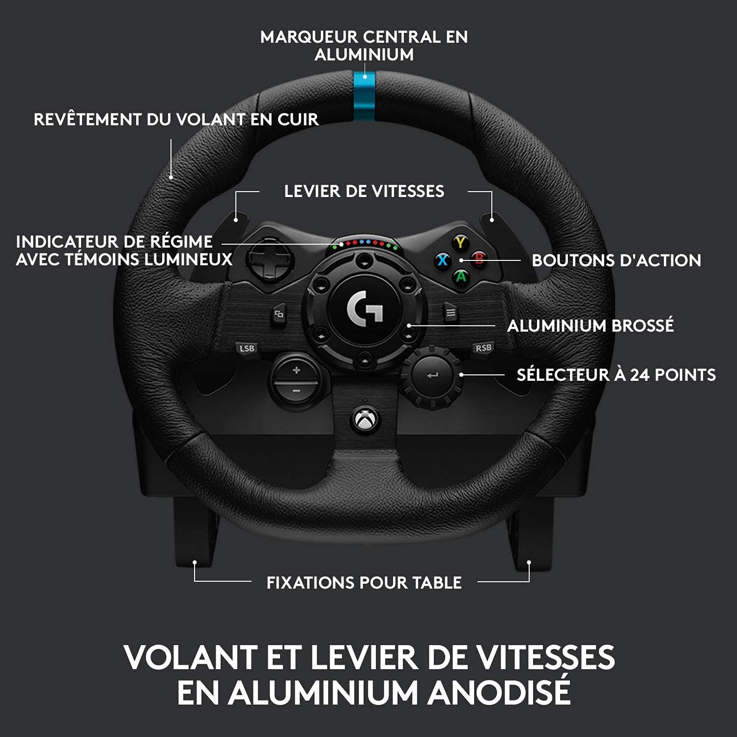 Logitech G923 Volant de Course