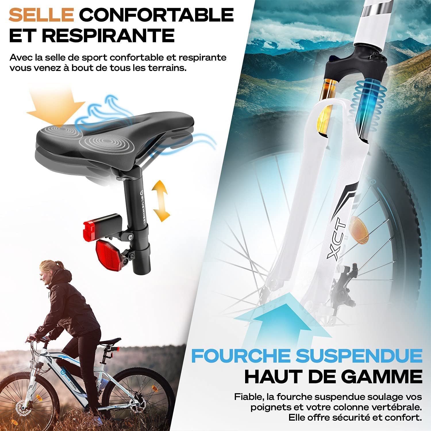Bluewheel e-Bike 27,5 VTT électrique