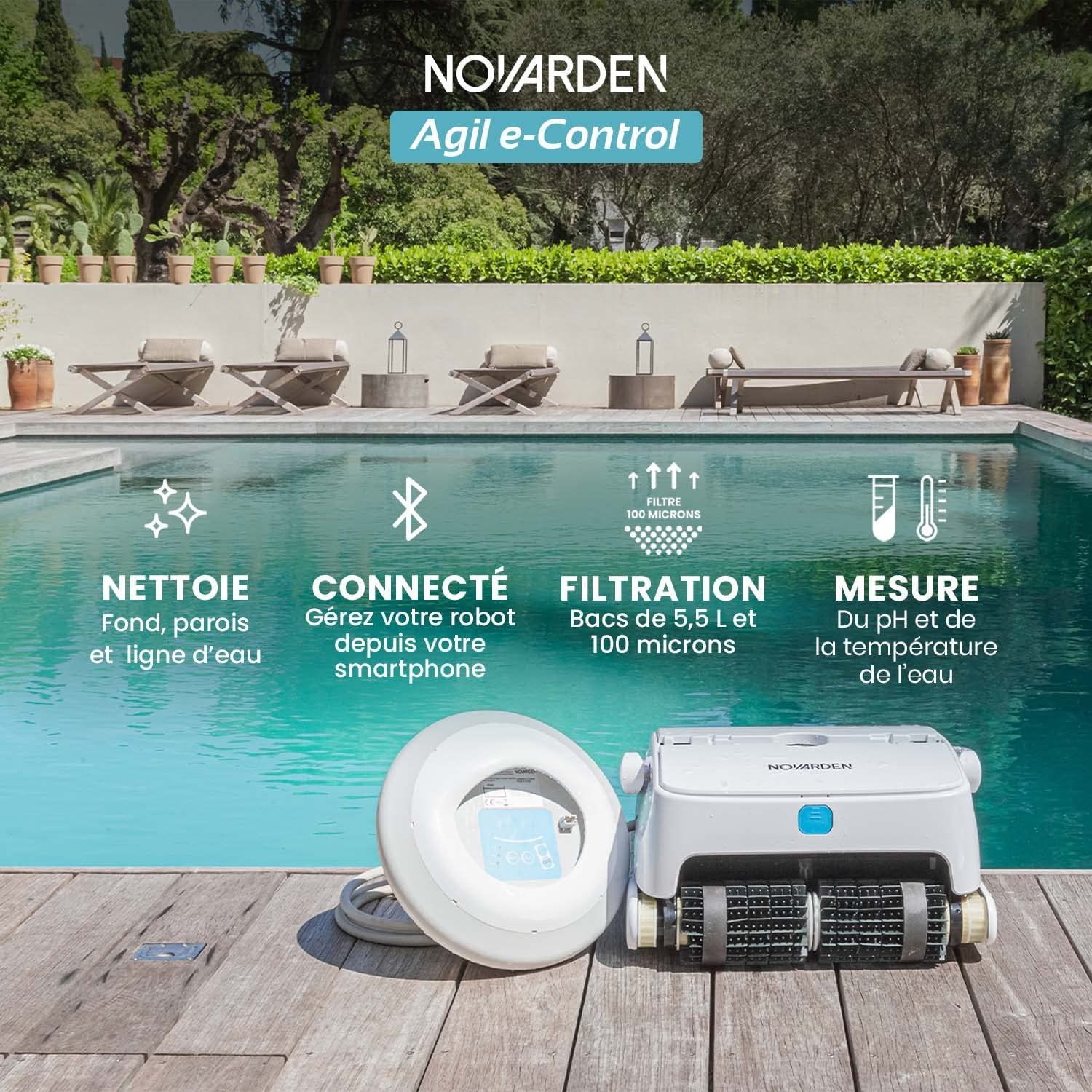 Robot piscine Novarden nsr250b