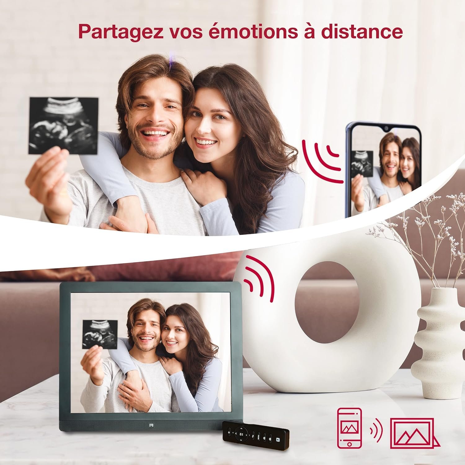 Pix Star Cadre Photo Numérique WiFi