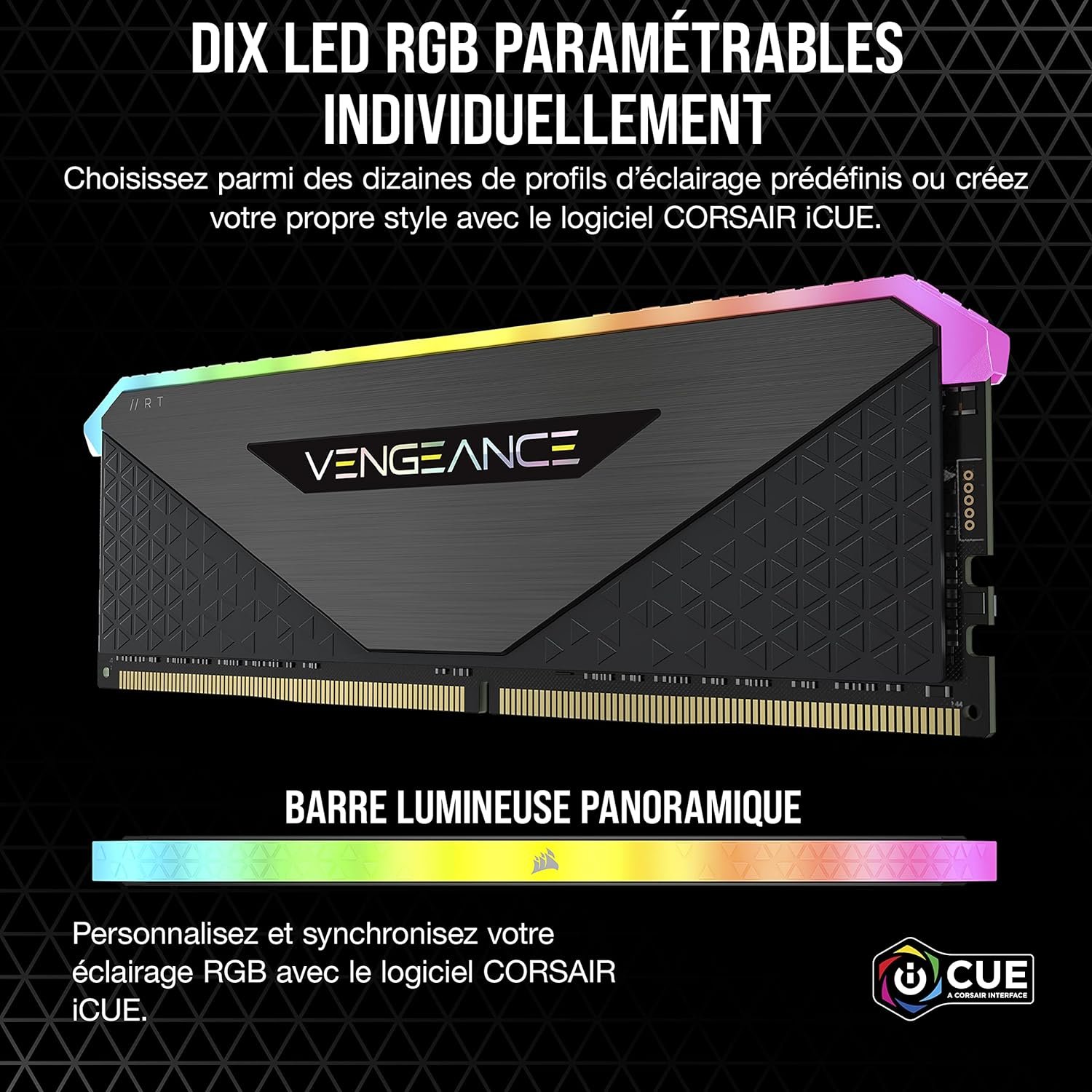 Corsair Vengeance RGB RT 64Go (2x32Go)