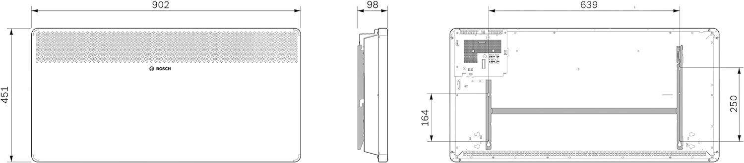 Bosch Thermotechnik Radiateur Convecteur Électrique