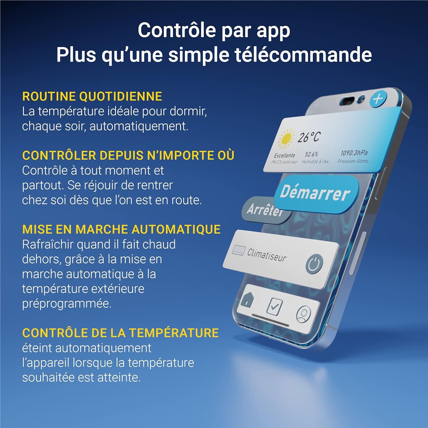 Suntec Climatiseur Mobile Silencieux Advance